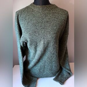 Vintage Le Tigre Green Crewneck Sweater Size Small